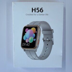 MorePro H56 Smartwatch Fitness Tracker Black New in Box Heart Rate BP Sleepy